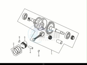 JET 14 50 (XC05W2-EU) (E5) (M1) drawing CRANK SHAFT