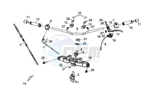 WOLF 125 EFI drawing HANDLEBAR