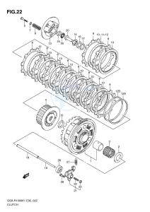 GSX-R1000 (E2) drawing CLUTCH