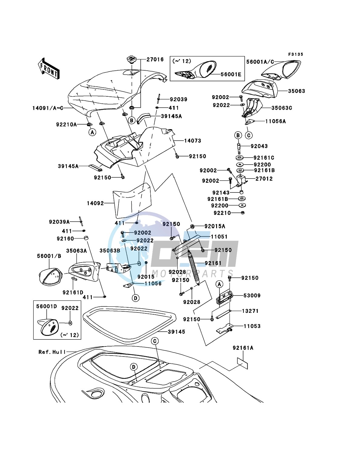 Hull Front Fittings