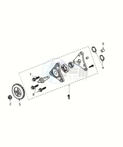 KISBEE 50 A SLN drawing OIL PUMP