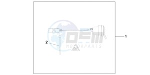 XL700VA9 France - (F / ABS CMF SPC) drawing 12V DC SOCKET