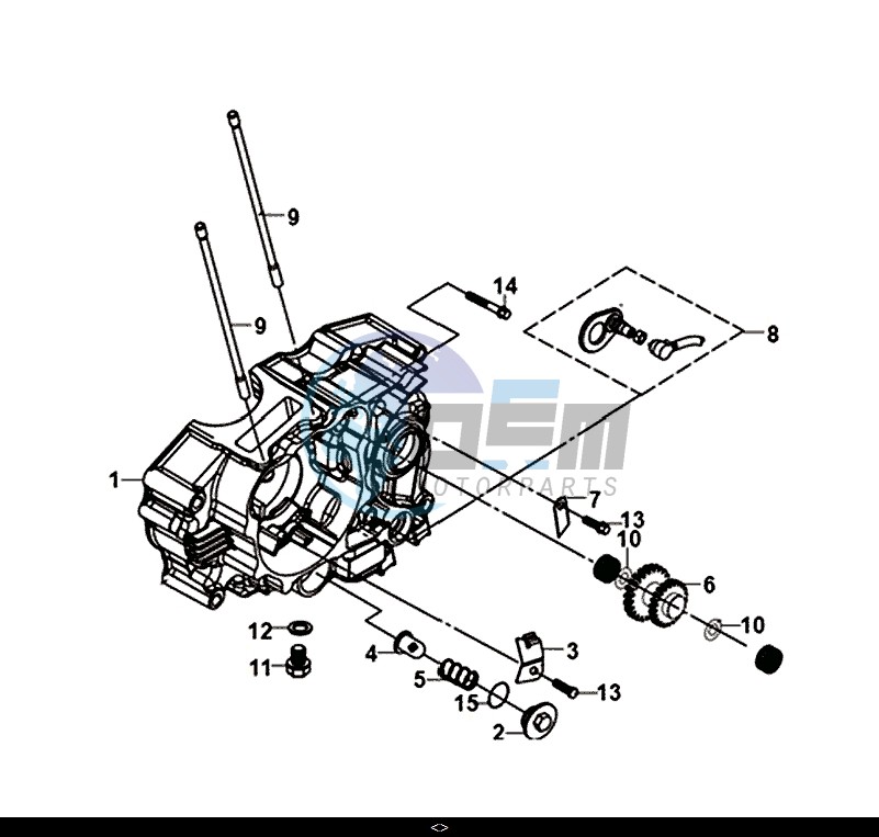 LEFT CRANK CASE