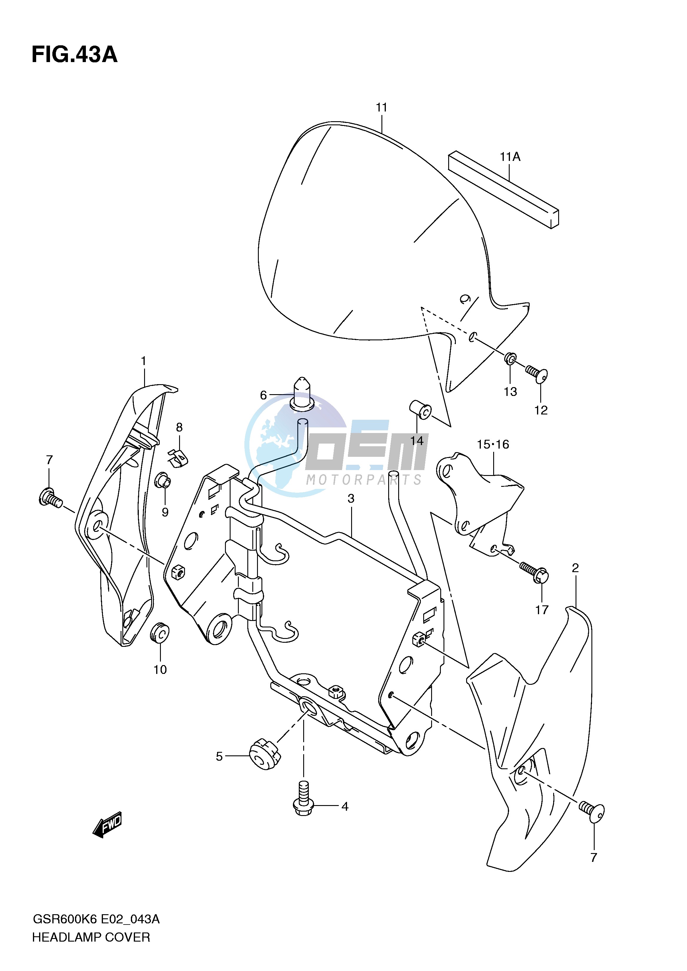 HEADLAMP COVER (MODEL K8)