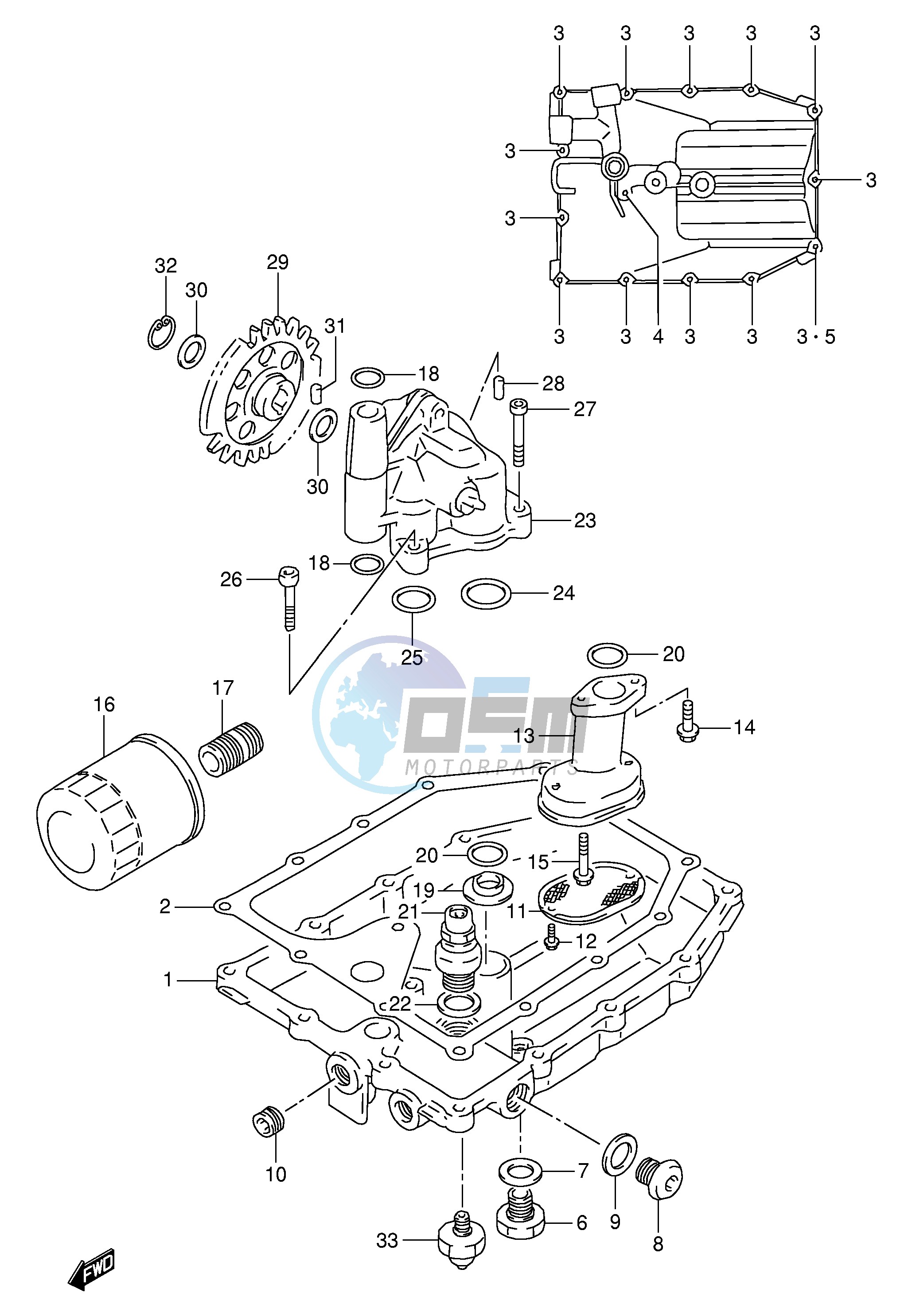 OIL PAN - OIL PUMP