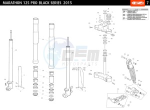 MARATHON-125-PRO-BLACK-SERIES drawing FRONT FORK