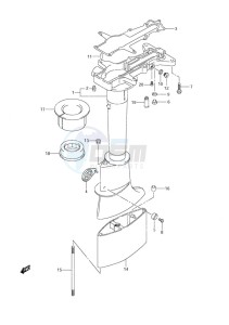 DF 6 drawing Drive Shaft Housing