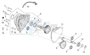 Mojito 125-150 drawing Transmission final drive