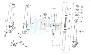 RSV4 1000 RR (APAC) (AUS, CP, NZ) drawing Front fork