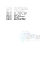 DL650 (E2) V-Strom drawing * COLOR CHART *