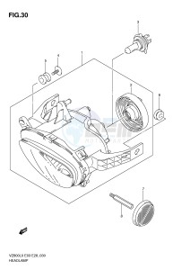 VZ800 (E3-E28) MARAUDER drawing HEADLAMP