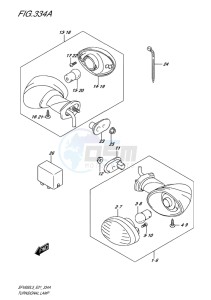 SFV 650 ABS GLADIUS EU drawing TURNSIGNAL LAMP