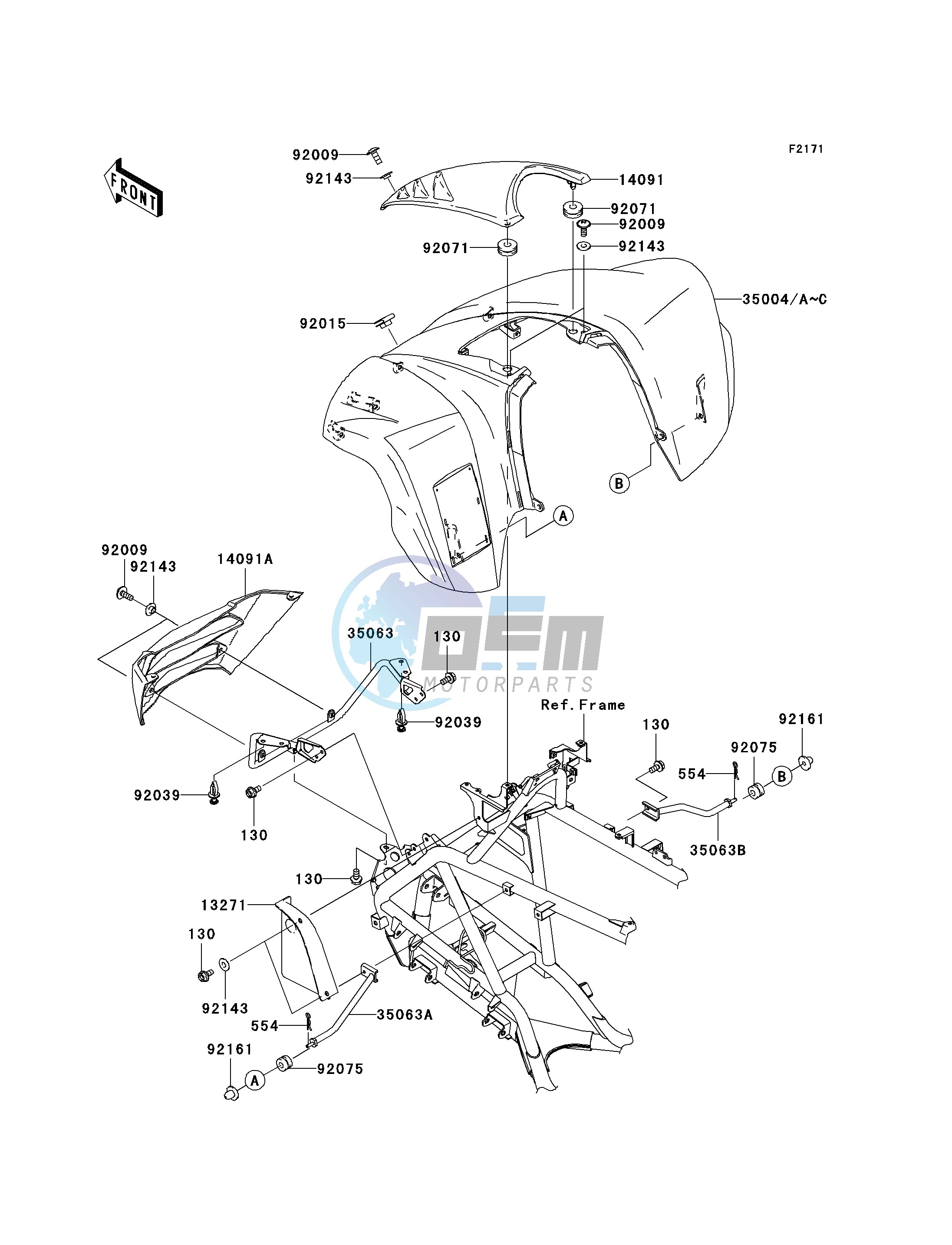 FRONT FENDER-- S- -