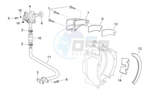 Scarabeo 125-250 e2 (eng. piaggio) drawing Secondary air I