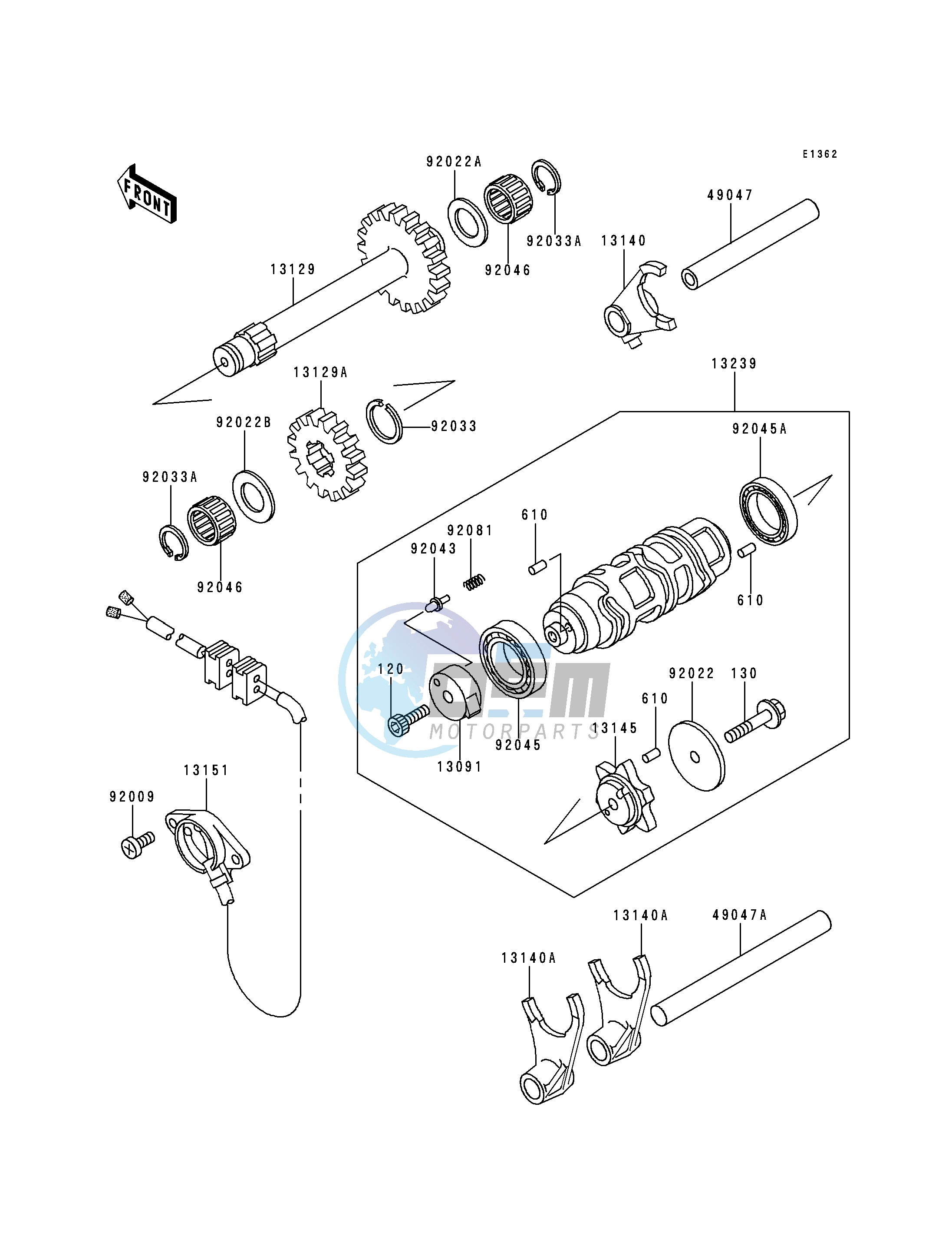 CHANGE DRUM_SHIFT FORK