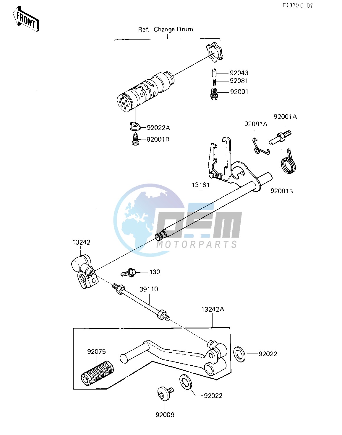 GEAR CHANGE MECHANISM