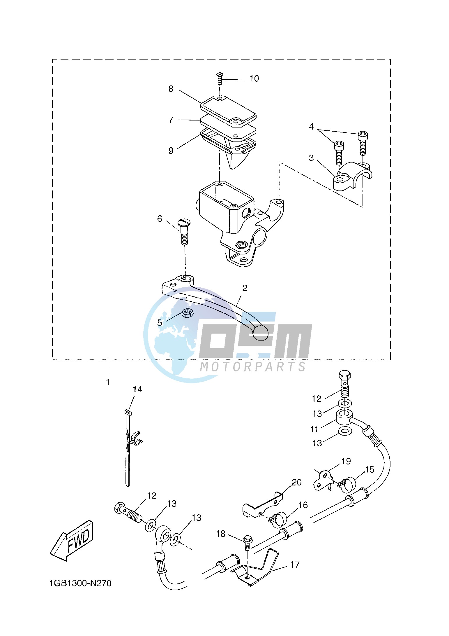 REAR MASTER CYLINDER