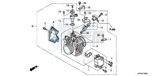 TRX420FPMB drawing THROTTLE BODY