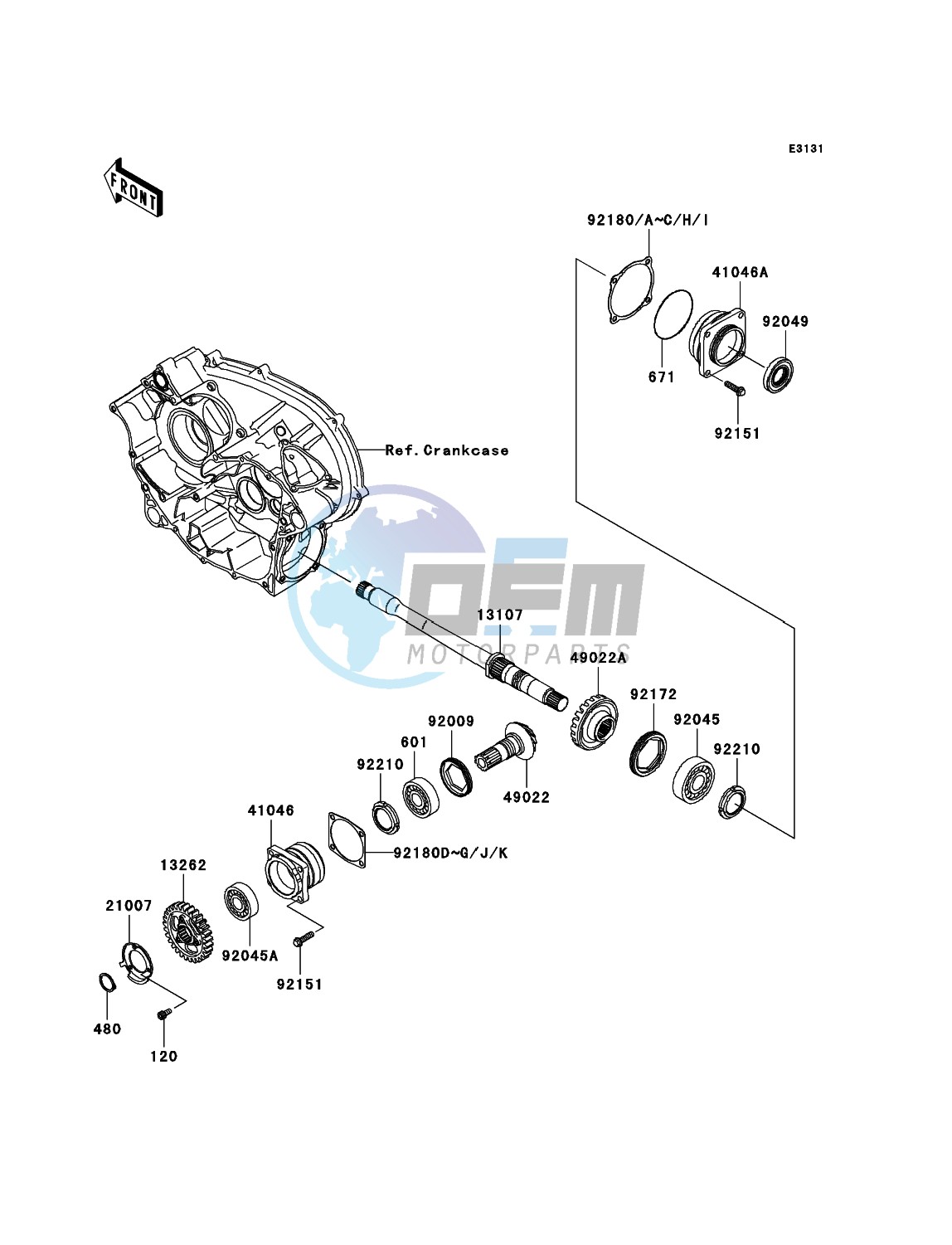 Front Bevel Gear