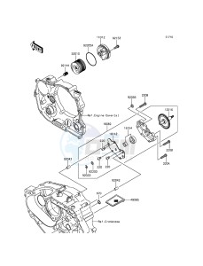 KLX250 KLX250SFF XX (EU ME A(FRICA) drawing Oil Pump