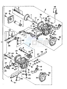 XV VIRAGO 535 drawing CARBURETOR