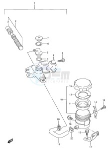 GSX-R750 (E2) drawing FRONT MASTER CYLINDER