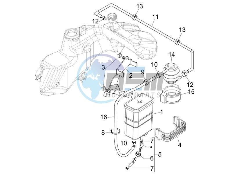 Anti-percolation system