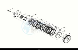 NH-T125I (MG12B2-EU) (E5) (M1) drawing CLUTCH