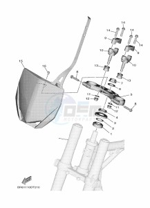 YZ65 (BR8A) drawing STEERING