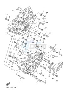 WR250F (1HC6 1HC7 1HC8) drawing CRANKCASE