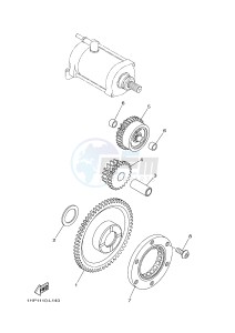 YFM550FWAD YFM5FGPLED GRIZZLY 550 EPS HUNTER (1HSP) drawing STARTER CLUTCH