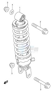 DS80 (E3-E28) drawing REAR SHOCK ABSORBER