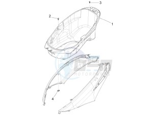 Fly 50 4t 4v drawing Helmet box - Undersaddle