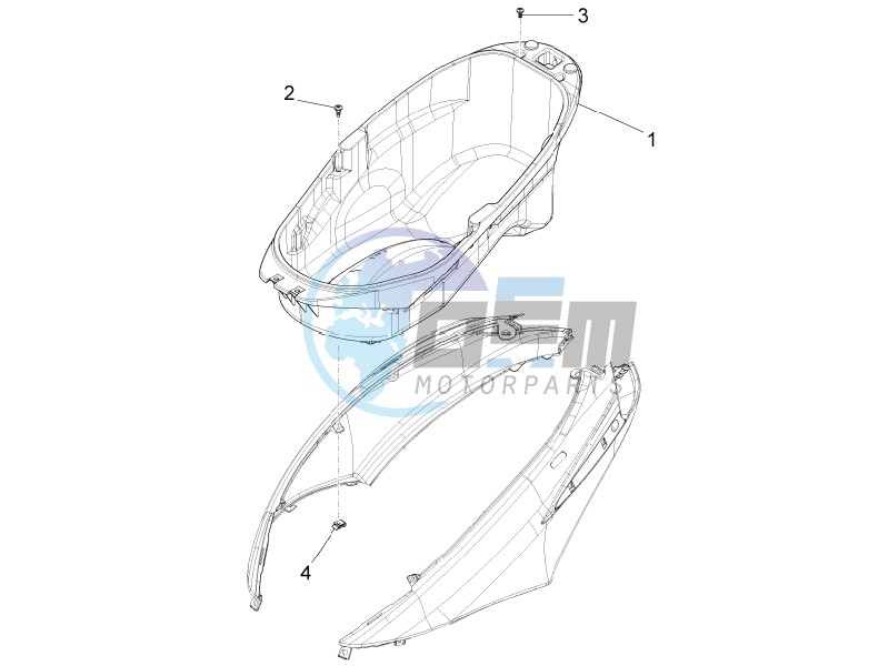 Helmet box - Undersaddle