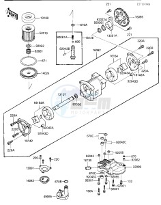 ZX 1000 A [NINJA 1000R] (A1-A2) [NINJA 1000R] drawing OIL PUMP_OIL FILTER