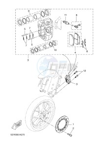 MT125 MT-125 (BR31 BR31 BR31 BR31 BR31) drawing FRONT BRAKE CALIPER