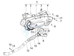 Fly 50 4t drawing Crankcase cover - Crankcase cooling