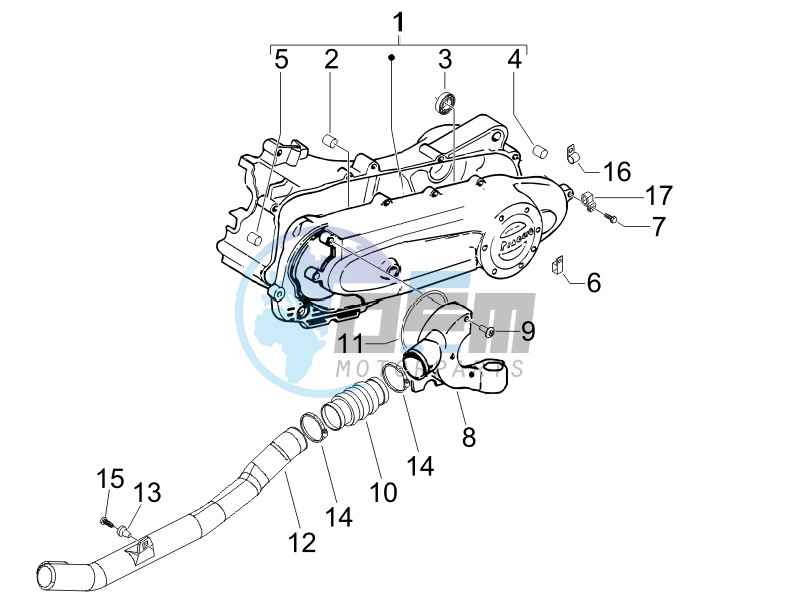 Crankcase cover - Crankcase cooling