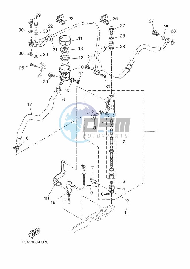 REAR MASTER CYLINDER