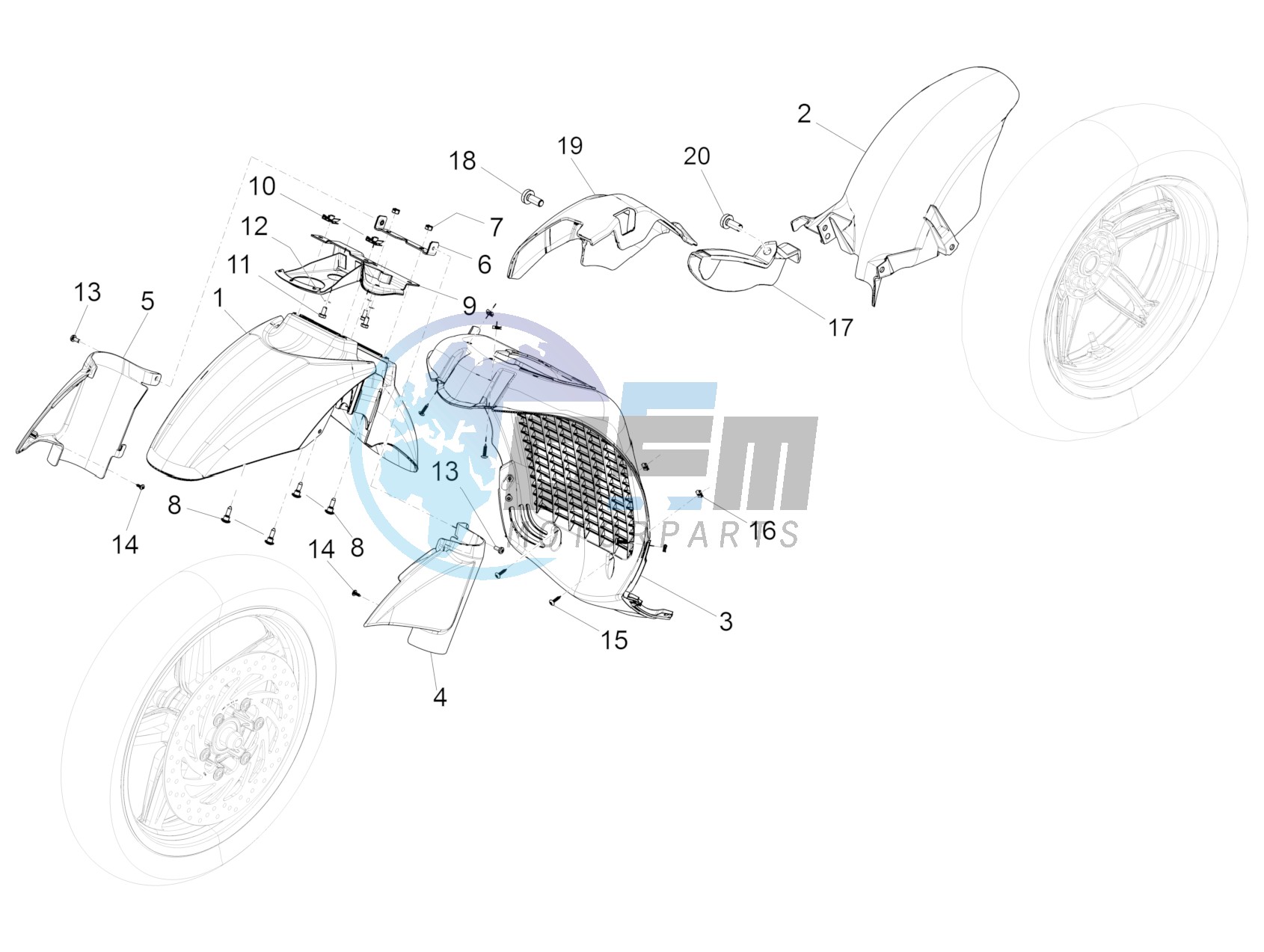 Wheel huosing - Mudguard