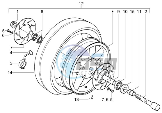 Front wheel