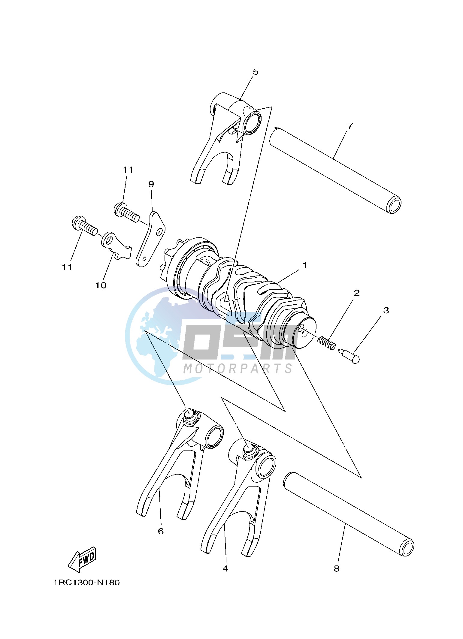 SHIFT CAM & FORK