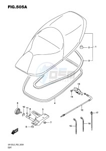 UH125 ABS BURGMAN EU drawing SEAT