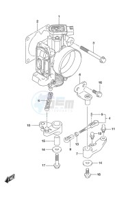 DF 140A drawing Throttle Body