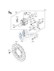 KLX125 KLX125CGF XX (EU ME A(FRICA) drawing Front Brake