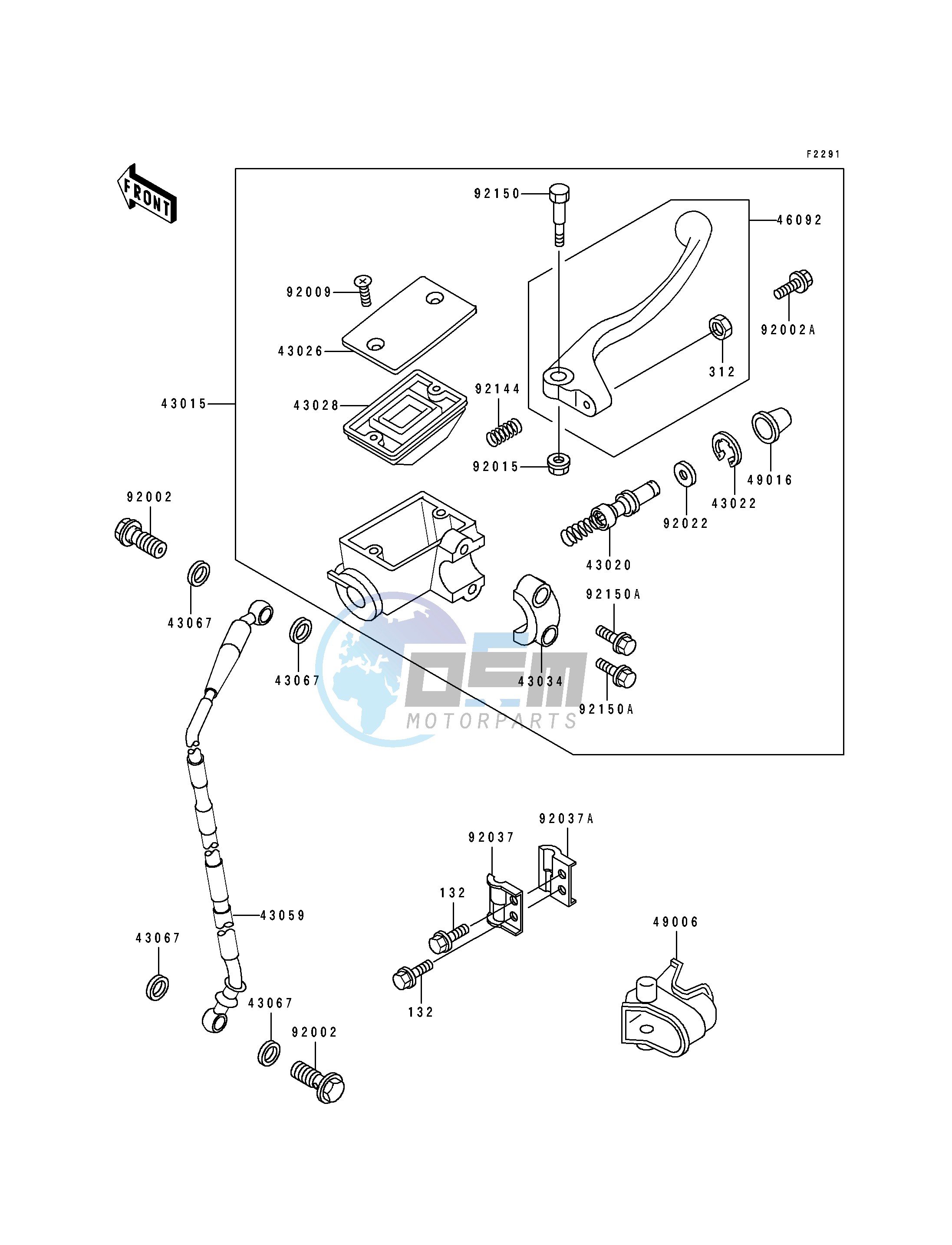 FRONT MASTER CYLINDER