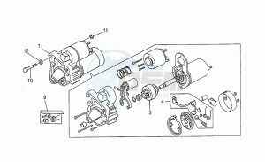 Nevada 350 drawing Starter motor