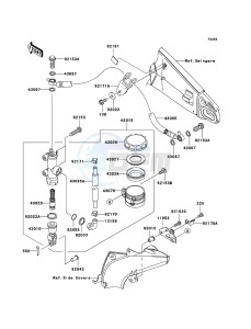 NINJA_ZX-6R ZX636C6F FR GB XX (EU ME A(FRICA) drawing Rear Master Cylinder