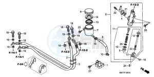 XL1000VA9 Ireland - (EK / ABS) drawing REAR BRAKE MASTER CYLINDER (XL1000VA)