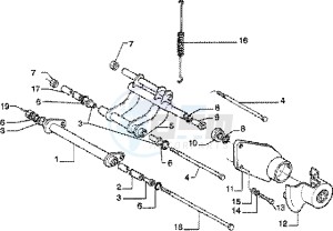 Skipper 150 4t drawing Swinging arm